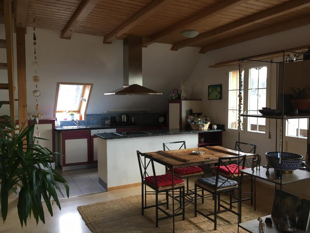 3,5 Zimmerferienwohnung Schwalbenaescht Rueeggisberg 外观 照片